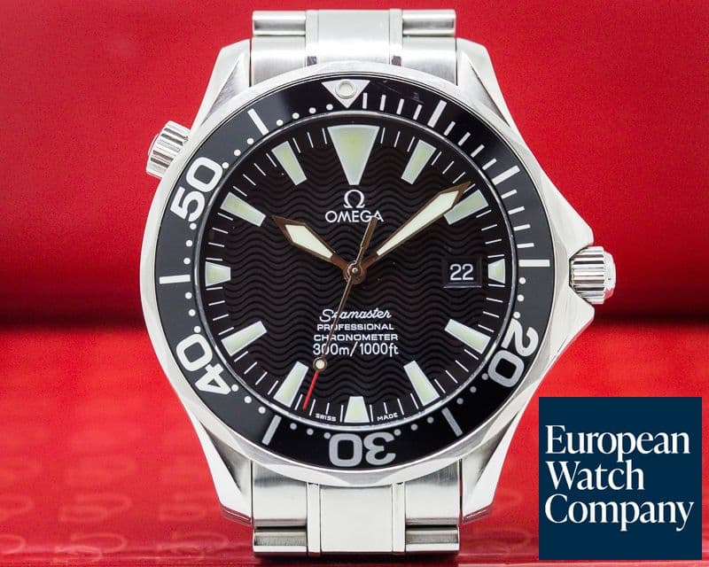 Image of Omega Seamaster SS Black Dial
