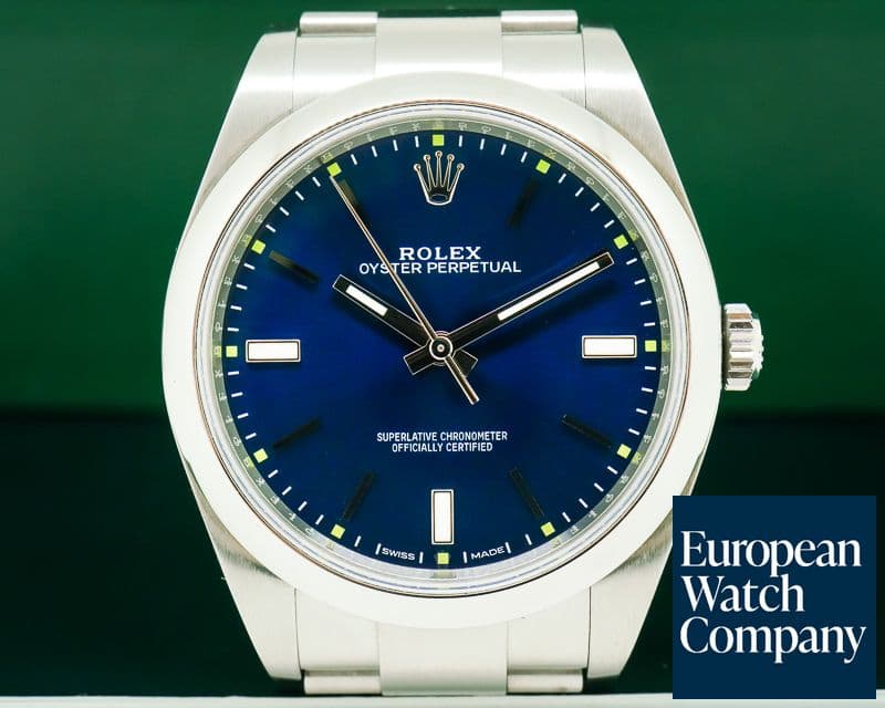 Image of Rolex Oyster Perpetual SS Blue Dial 