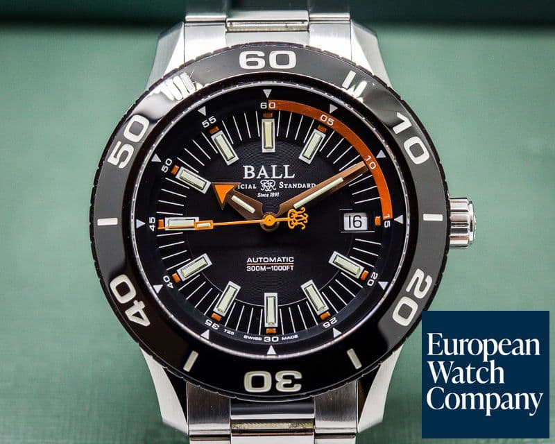 Image of Ball Fireman Fireman NECC Black Dial SS / SS
