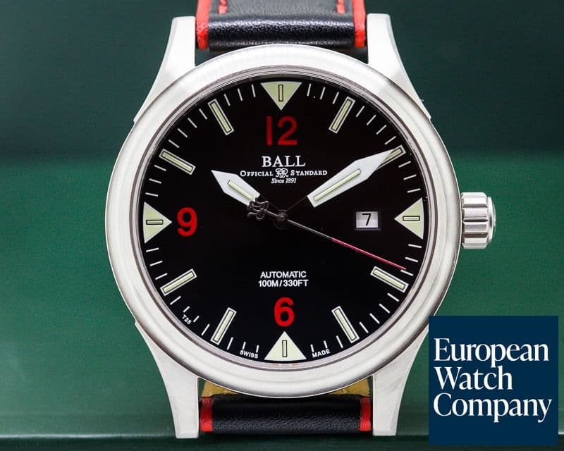 Image of Ball Fireman Fireman NECC Black Dial SS / SS
