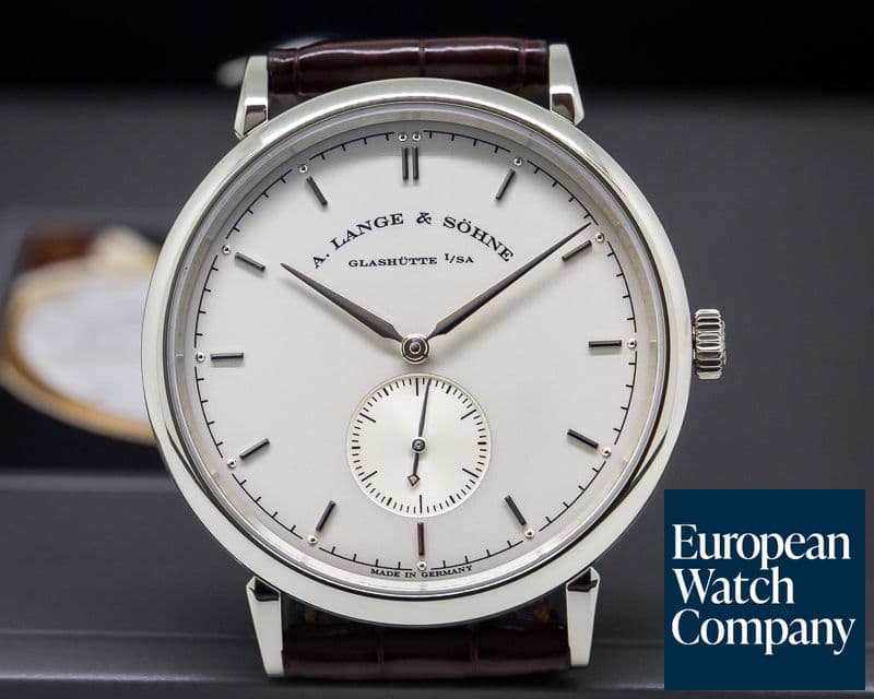 Image of A. Lange & Söhne Saxonia Manual Wind 18K White Gold 