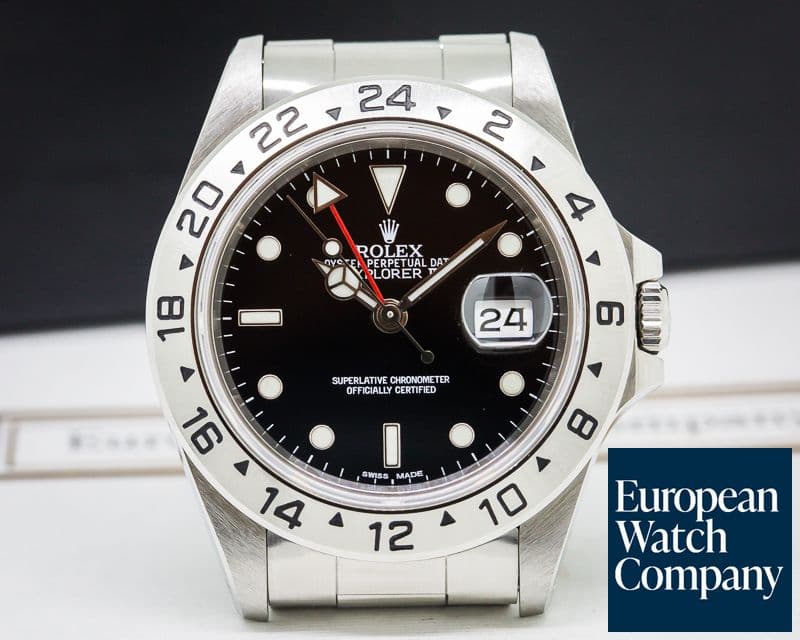 Image of Rolex Explorer II SS Black Dial 
