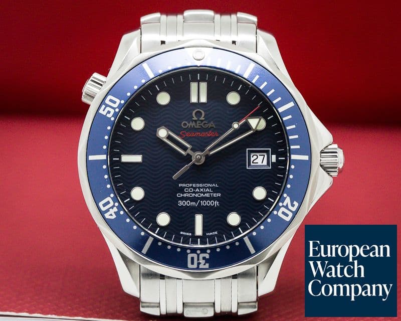 Image of Omega Seamaster Pro Blue Wave Dial Co-Axial Automatic