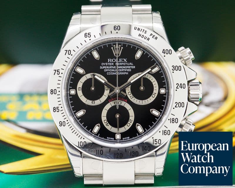 Image of Rolex Daytona Black Dial SS NEW OLD STOCK / FULL SET 