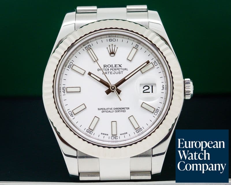 Image of Rolex Datejust II White Stick Dial SS 
