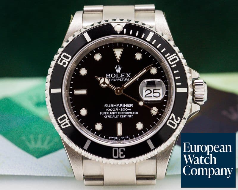 Image of Rolex Submariner Date SS NEW OLD STOCK Full-Set Collector Quality