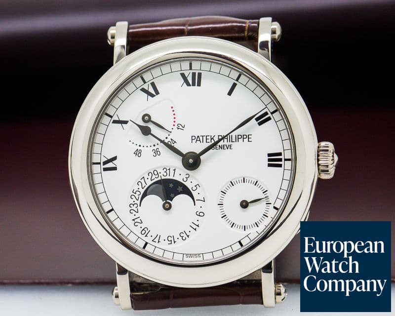 Image of Patek Philippe Power Reserve Moonphase 18K White Gold 