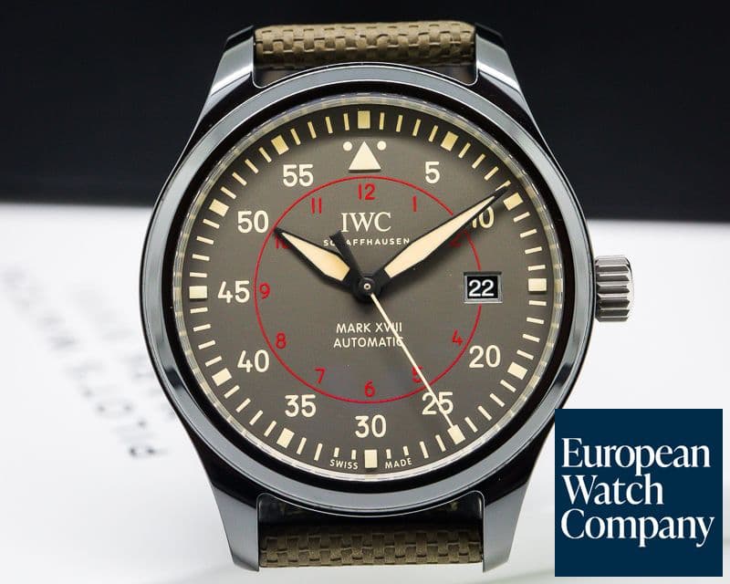 Image of IWC TOP GUN Miramar Mark XVIII Ceramic / Anthracite Dial 