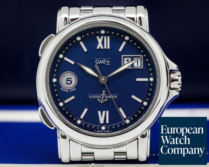 Image of Ulysse Nardin GMT +/- Big Date Blue Dial