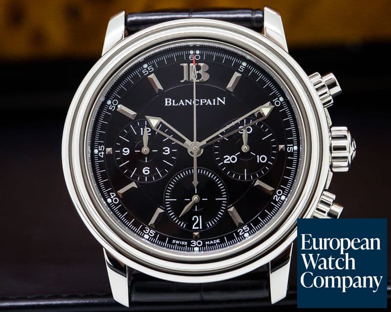 Image of Blancpain Leman Chronograph SS / Alligator 
