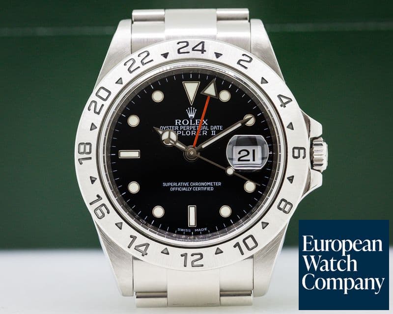 Image of Rolex Explorer II SS Black Dial 