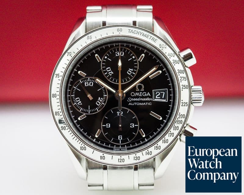 Image of Omega Speedmaster Chronograph Black Dial SS