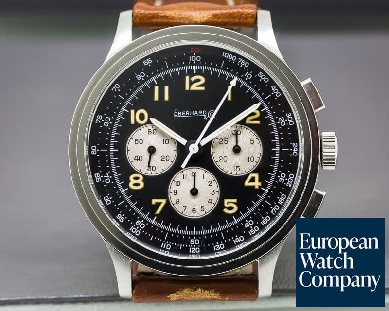 Image of Eberhard Aviograf SS MINT Box and Papers
