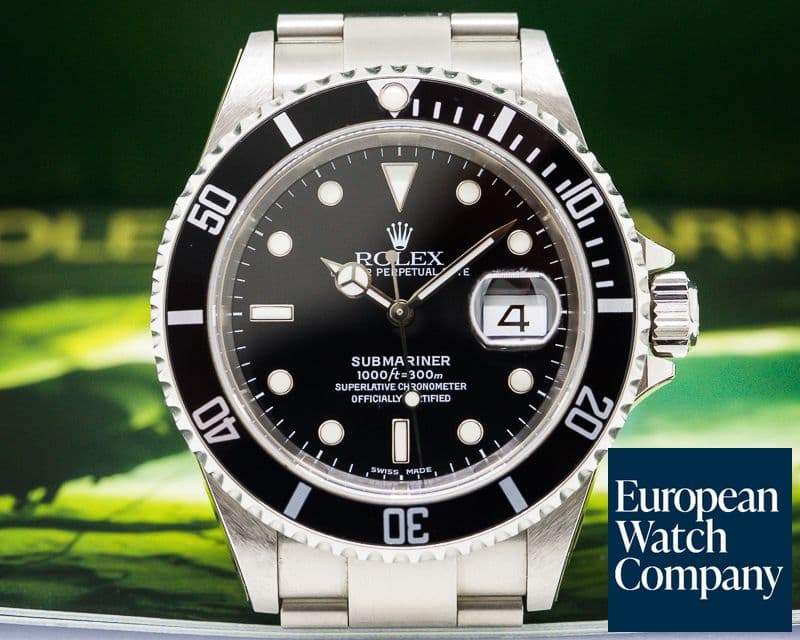 Image of Rolex Submariner Date SS NEW OLD STOCK Complete Collector Quality