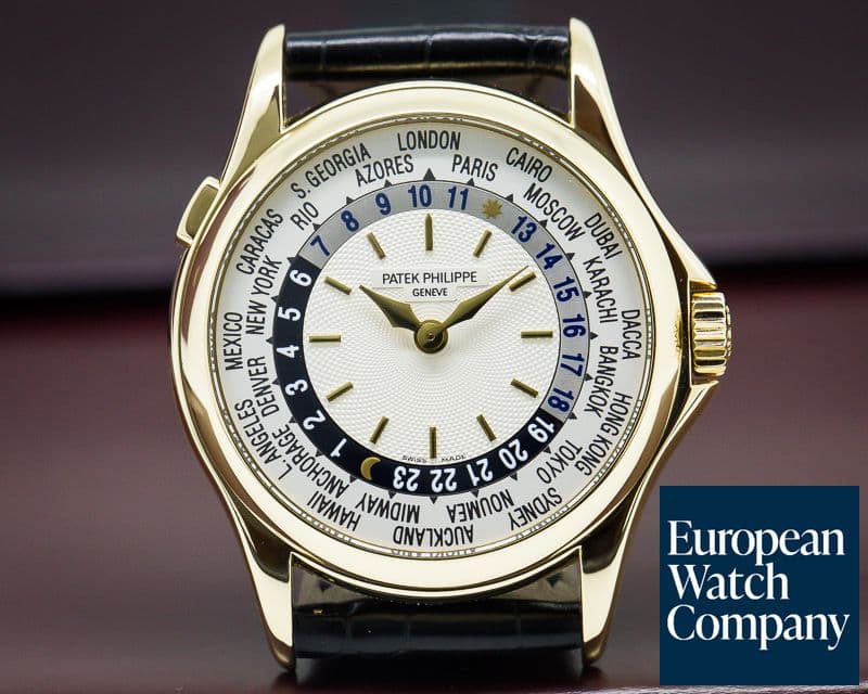 Image of Patek Philippe World Time 18K Yellow Gold