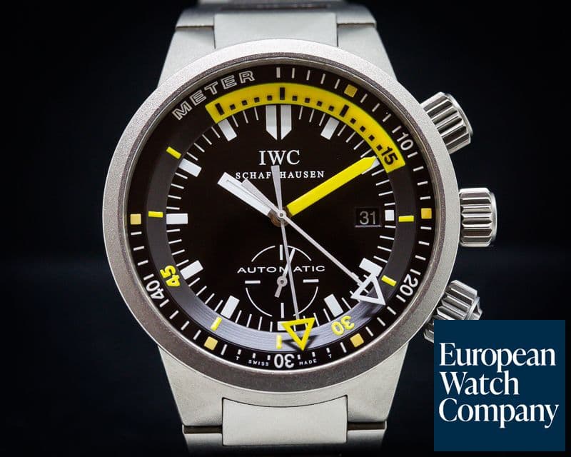 Image of IWC GST Deep One Titanium RARE / Full Set