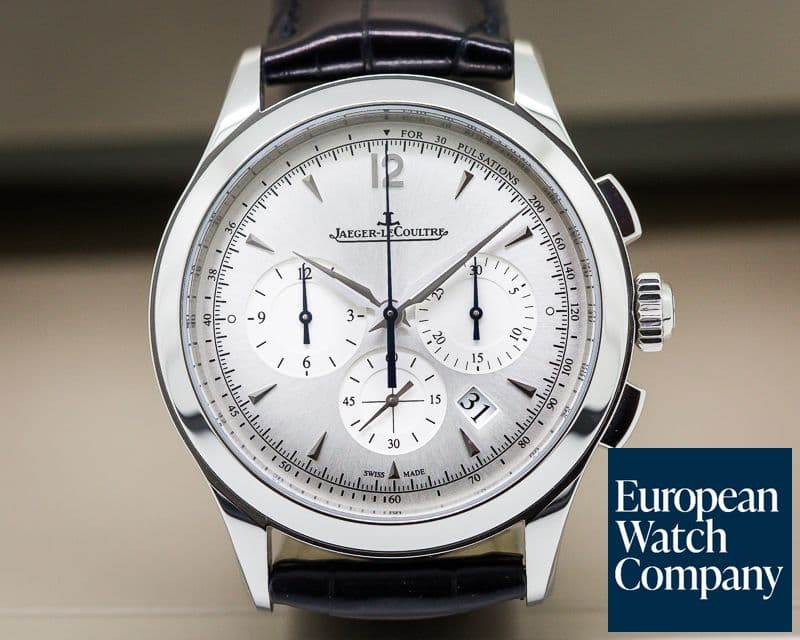 Image of Jaeger-LeCoultre Master Chronograph SS Silver Dial   
