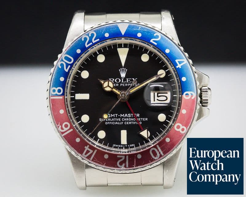 Image of Rolex Vintage GMT Master "Pepsi Bezel" SS/Oyster Circa 1978