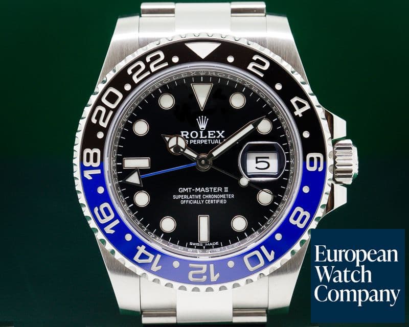 Image of Rolex GMT Master II Ceramic Black & Blue SS 