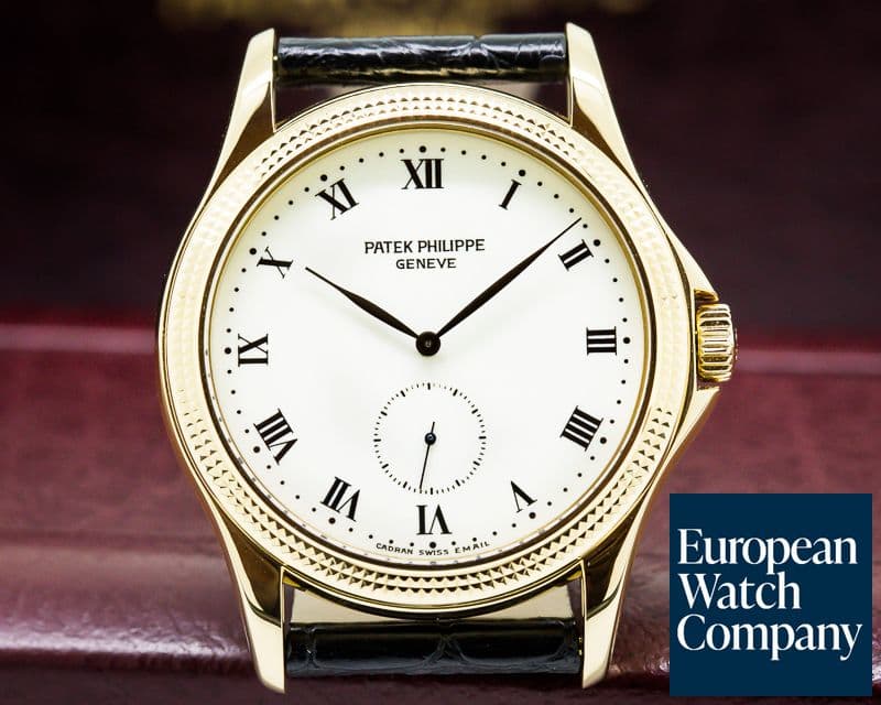Image of Patek Philippe Calatrava Enamel Dial 18K Yellow Gold