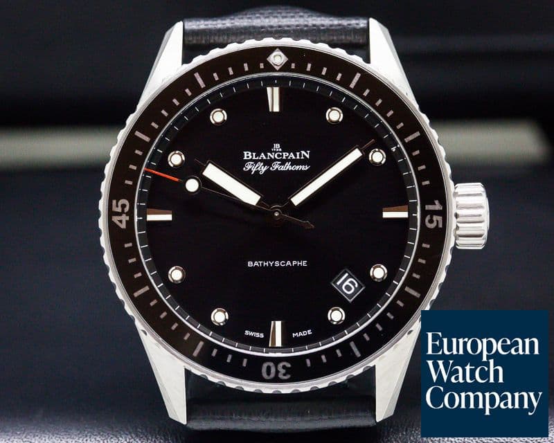 Image of Blancpain Fifty Fathoms Bathyscaphe Automatic Titanium