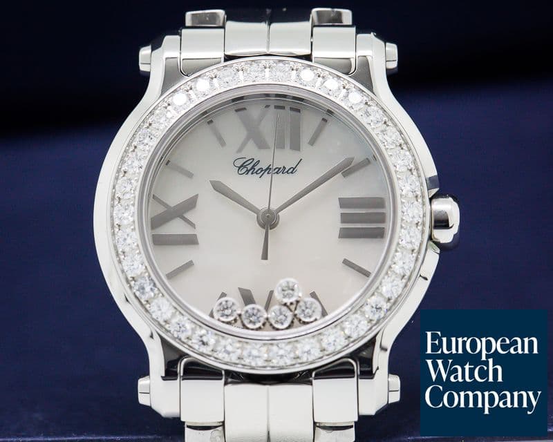 Image of Chopard Happy Sport SS MOP Dial Diamond Bezel