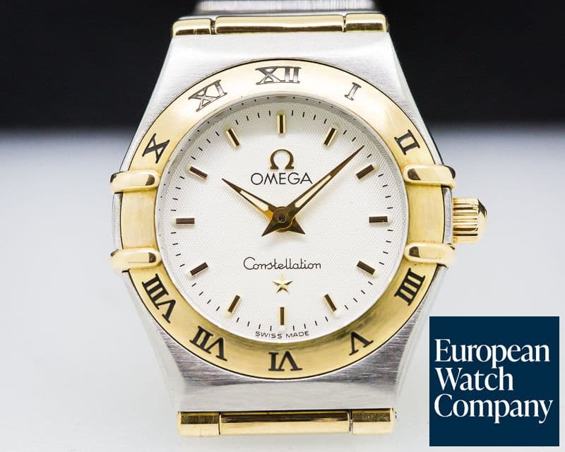Image of Omega Ladies Constellation 1262.30.00 95 Mini Quartz Silver Dial 18K / SS 