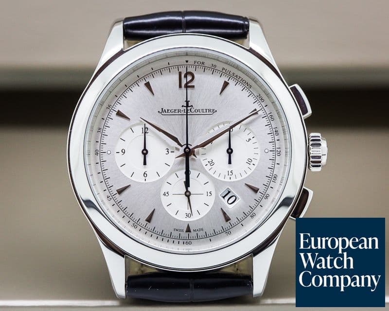 Image of Jaeger LeCoultre Master Chronograph SS Silver Dial   