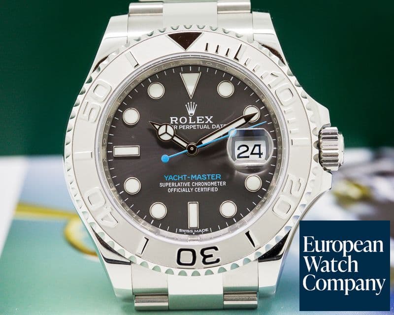 Image of Rolex Yacht Master SS Rhodium Dial / Platinum Bezel