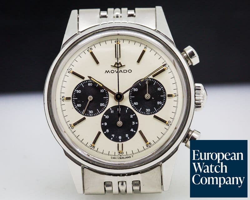 Image of Movado Vintage Subsea M95 PANDA Chronograph Borgel Case 