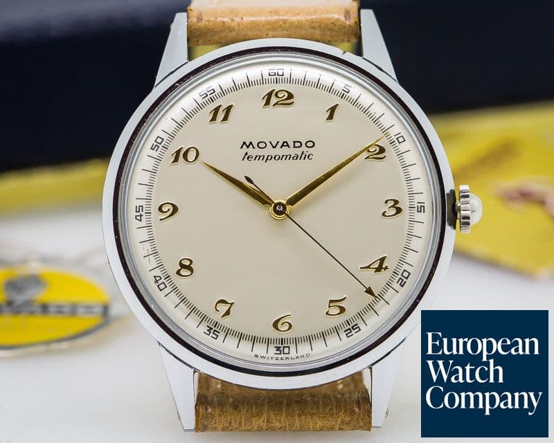 Image of Movado Vintage Tempomatic SS NEW OLD STOCK 