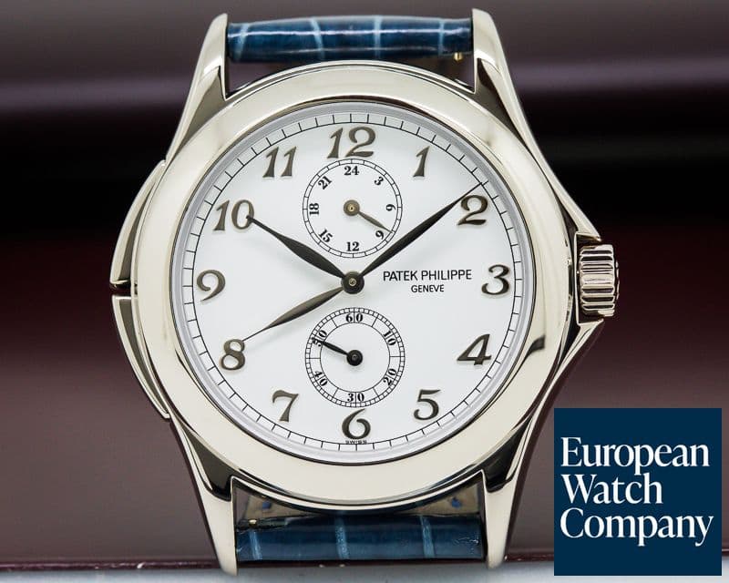 Image of Patek Philippe Travel Time 18K White Gold / Patek Serviced 