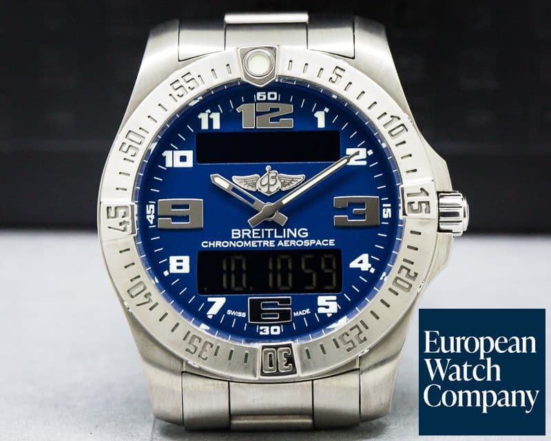Image of Breitling Aerospace EVO
Titanium / Blue Dial