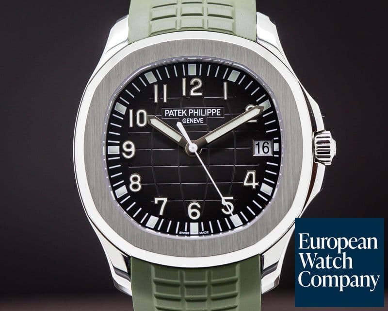 Image of Patek Philippe Aquanaut SS / GREEN Rubber strap