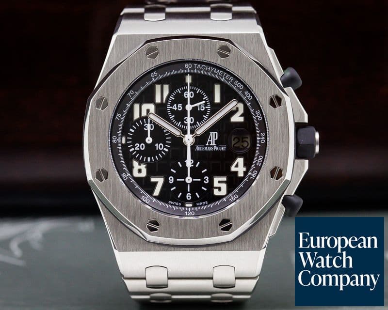 Image of Audemars Piguet Royal Oak Offshore Chrono Black Dial SS / SS
