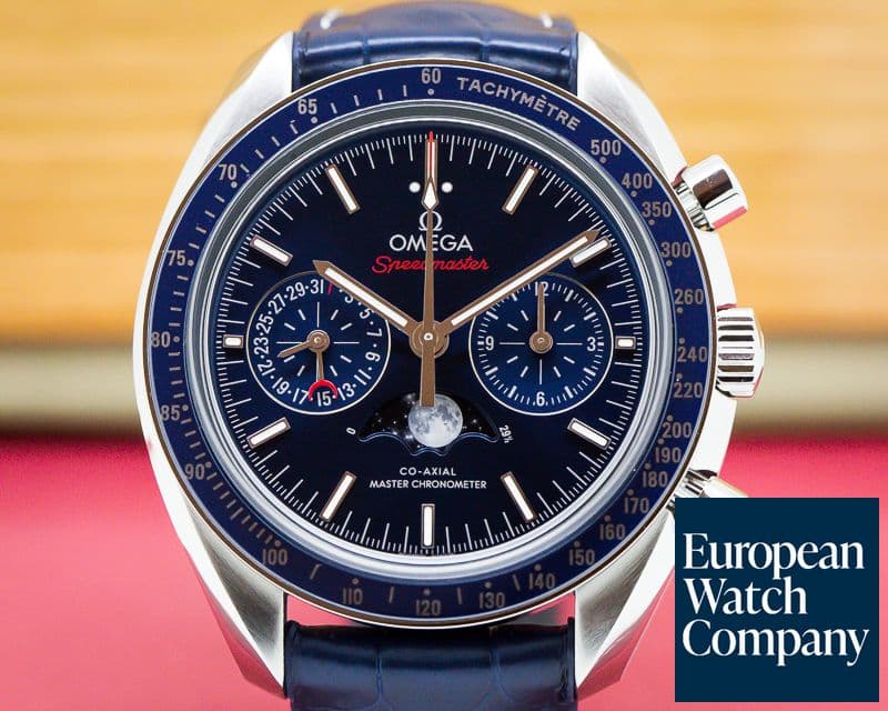 Image of Omega Speedmaster Automatic Moon Blue Dial UNWORN