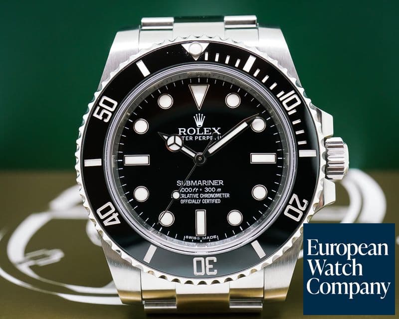 Image of Rolex Submariner No Date Ceramic Bezel SS