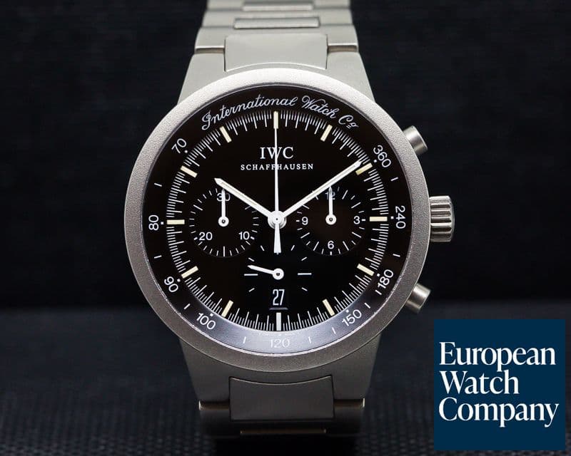 Image of IWC GST Chronograph Quartz Black Dial Titanium