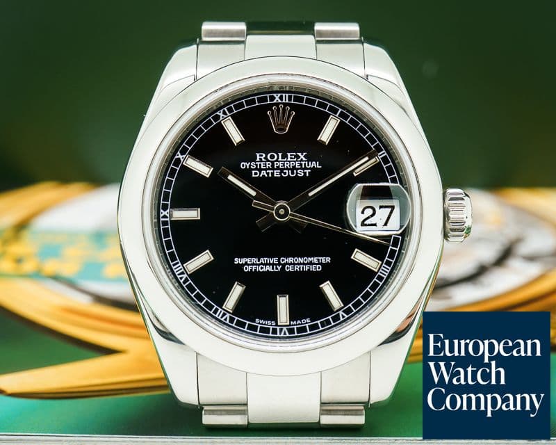 Image of Rolex Datejust Lady 31 Black Stick Dial 