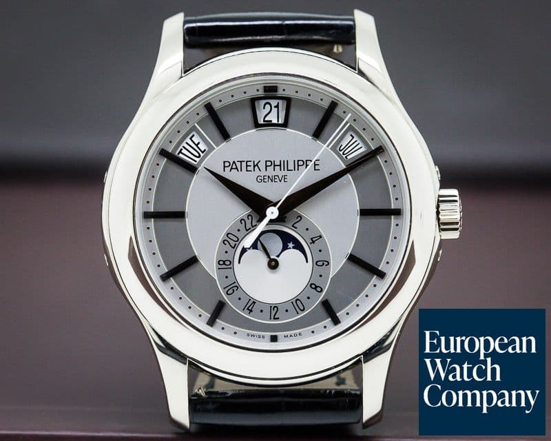 Image of Patek Philippe Annual Calendar Rhodium Dial 18K White Gold  

