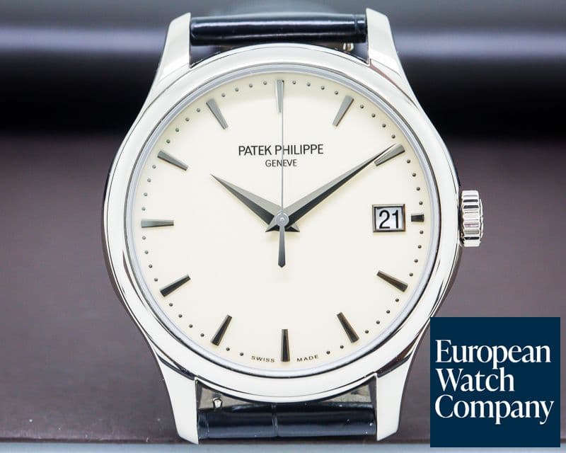 Image of Patek Philippe Calatrava Automatic Ivory Dial 18K White Gold 