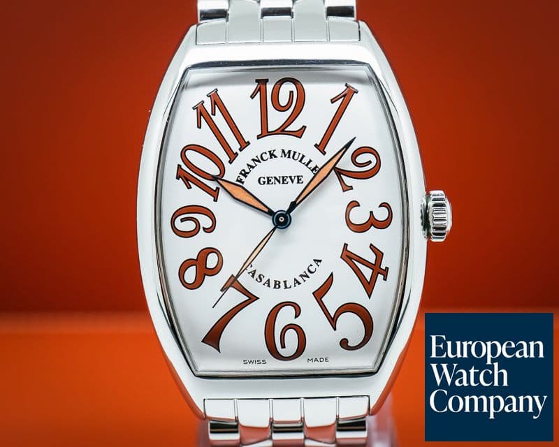 Image of Franck Muller Cintree Curvex "SAHARA" SS Automatic Silver Dial 

