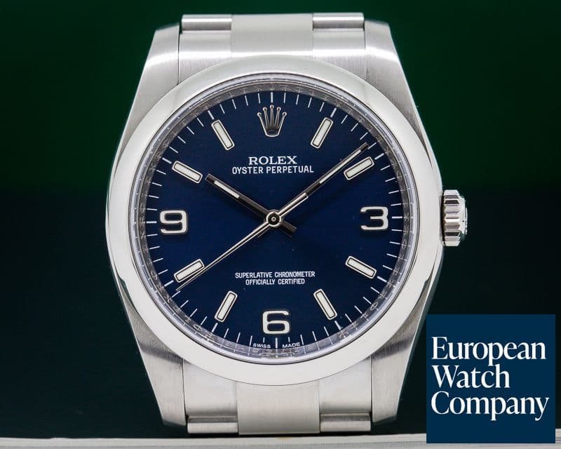 Image of Rolex Oyster Perpetual SS Blue Dial 