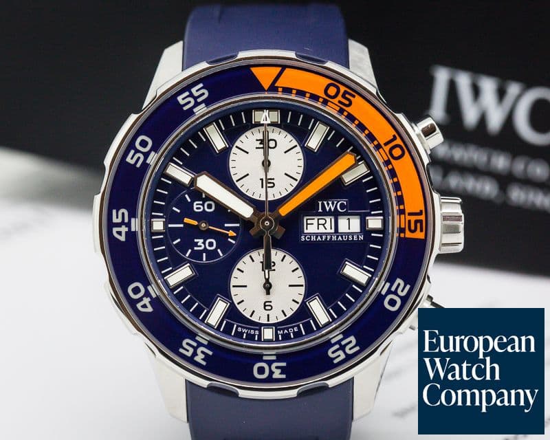 Image of IWC Aquatimer Chronograph Automatic / Blue Rubber 