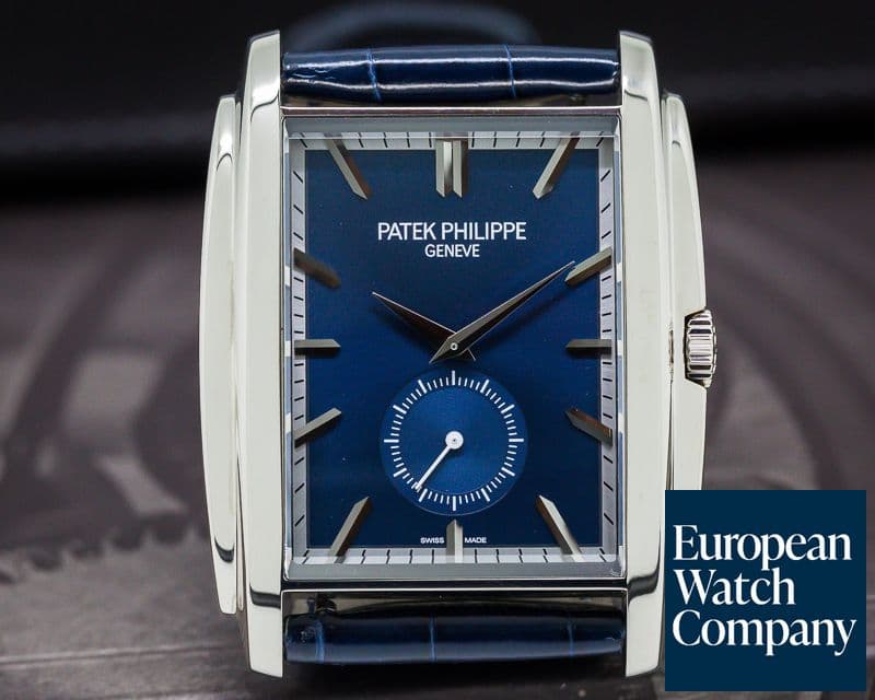 Image of Patek Philippe Gondolo 18K White Gold Blue Dial Manual Wind 
