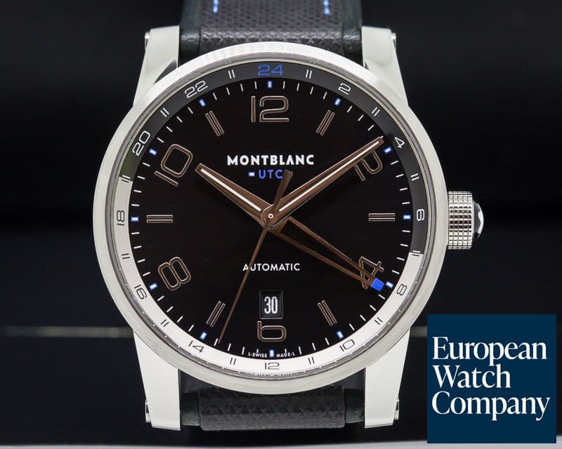 Image of Montblanc Timewalker UTC SS Black Dial 