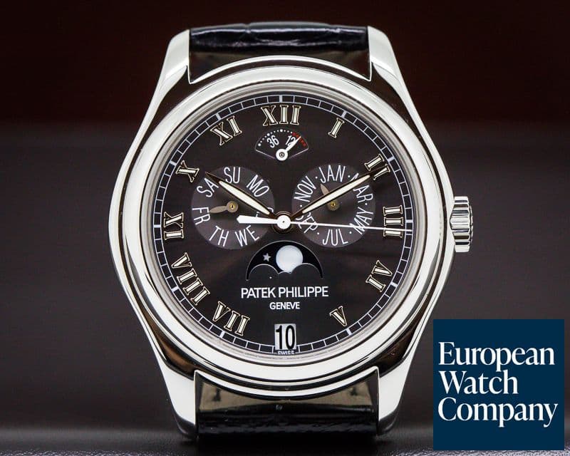 Image of Patek Philippe Annual Calendar Power Reserve Grey Dial Platinum 