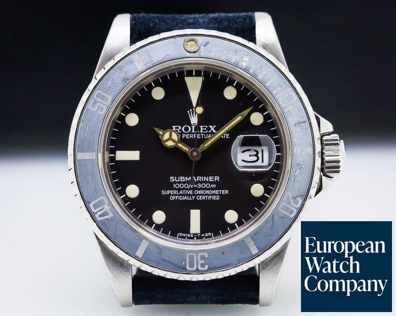 Image of Rolex Submariner Black Matte Dial FADED BEZEL