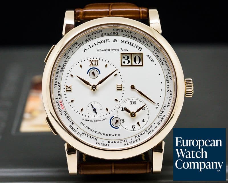 Image of A. Lange and Sohne Lange 1 Time Zone 18K Rose