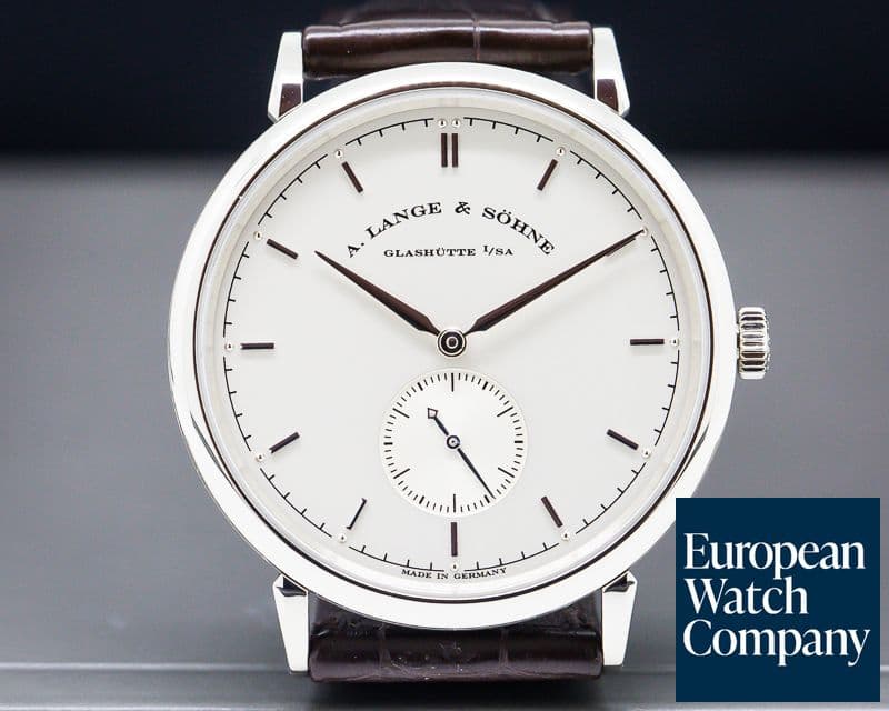 Image of A. Lange and Sohne Saxonia Manual Wind 18K White Gold 